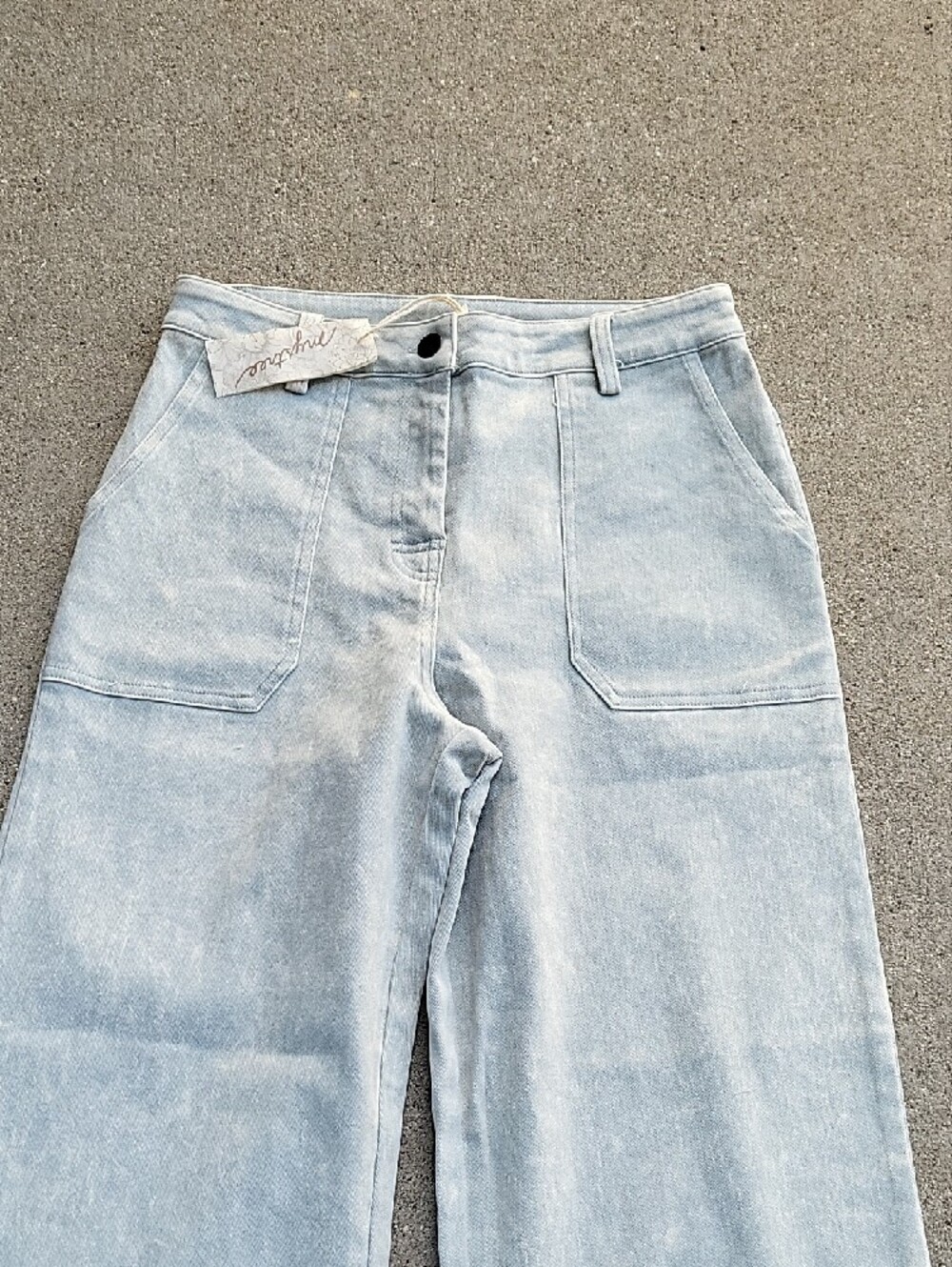 Women's Mystree Mint Wide Leg High Rise Pants Size Medium- Brand New W/ Tag - Picture 2 of 12